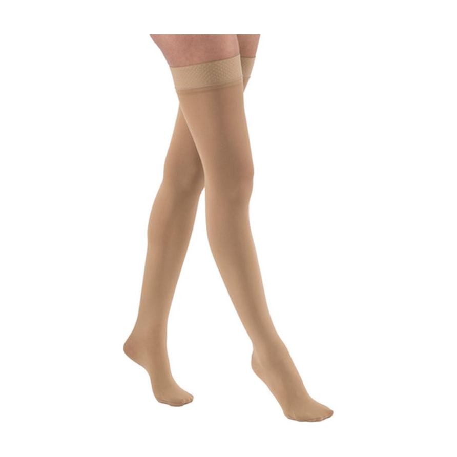 PR/1 JOBST RELIEF 20-30MMHG THIGH-HIGH CLOSED-TOE NO BAND COMPRESSION STOCKING X-LARGE BEIGE UNISEX