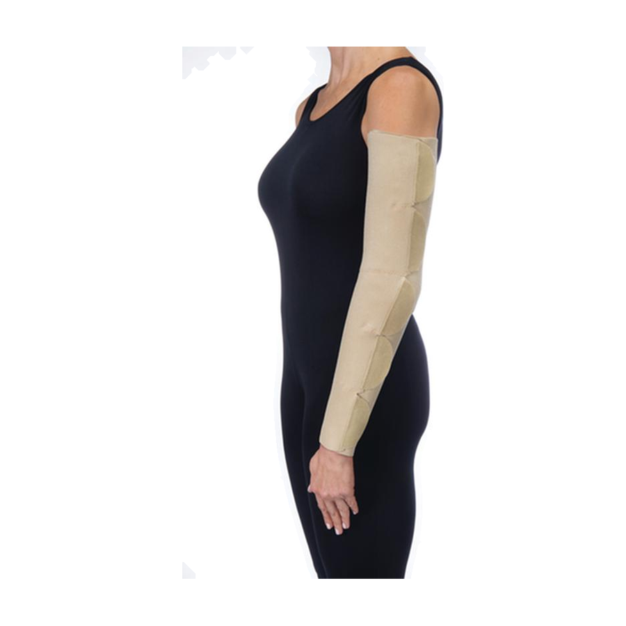 BX/1 JOBST FARROWWRAP LITE READY-TO-WEAR ARM WRAP 20-30 MMHG, MEDIUM LONG LEFT, TAN