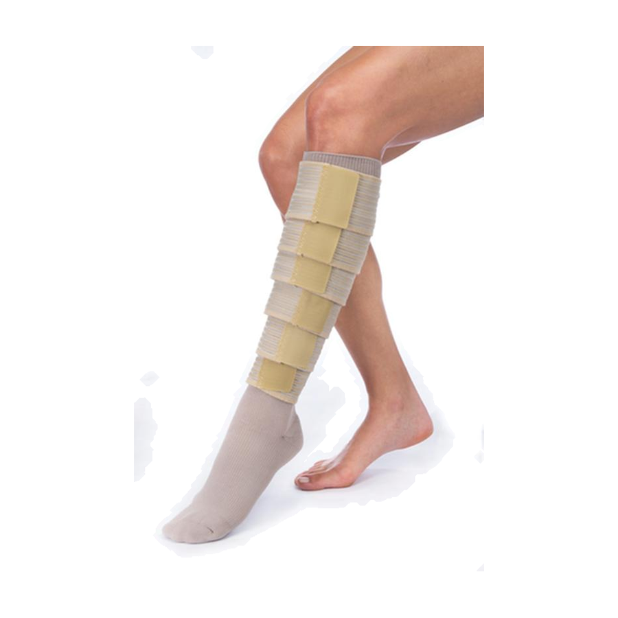 EA/1 JOBST FARROWWRAP CLASSIC READY-TO-WEAR LEGPIECE 30-40 MMHG, LARGE REGULAR, TAN