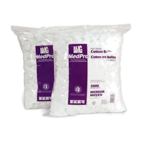 BG/1000 MEDPRO NON-STERILE COTTON BALLS, LARGE