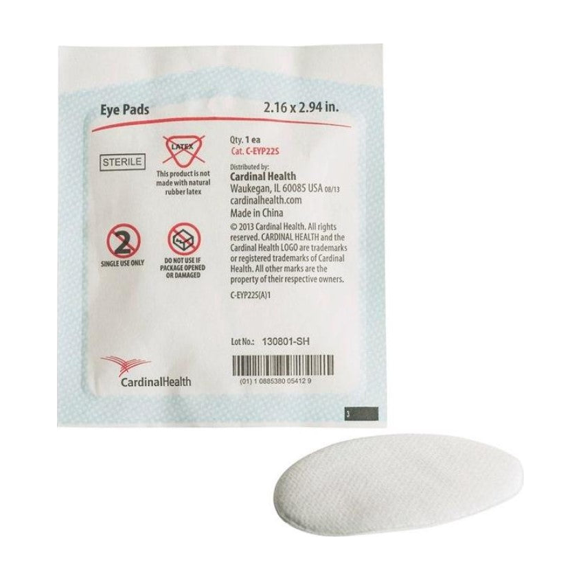 BX/50 EYE PAD 2 1/8" X 2 5/8" STERILE, LATEX-FREE