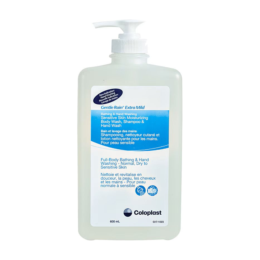 BX/36 GENTLE RAIN EXTRA MILD BODY WASH, SHAMPOO AND HAND WASH, FRAGRANCE FREE, 50ML ** Discontinued **