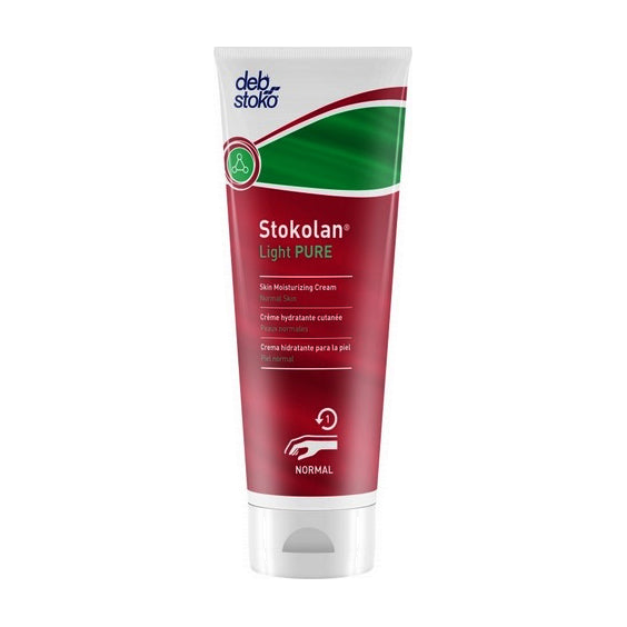 CS/12 STOKOLAN LIGHT PURE,CREAM , PERFUME-FREE 100ML TUBE.