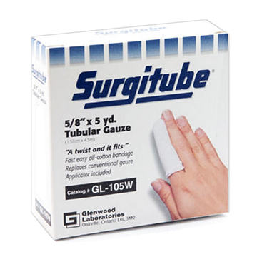 EA/1 SURGITUBE TUBULAR GAUZE, RAYON, 20M X 5/8", SMALL AND LARGE FINGER/TOE