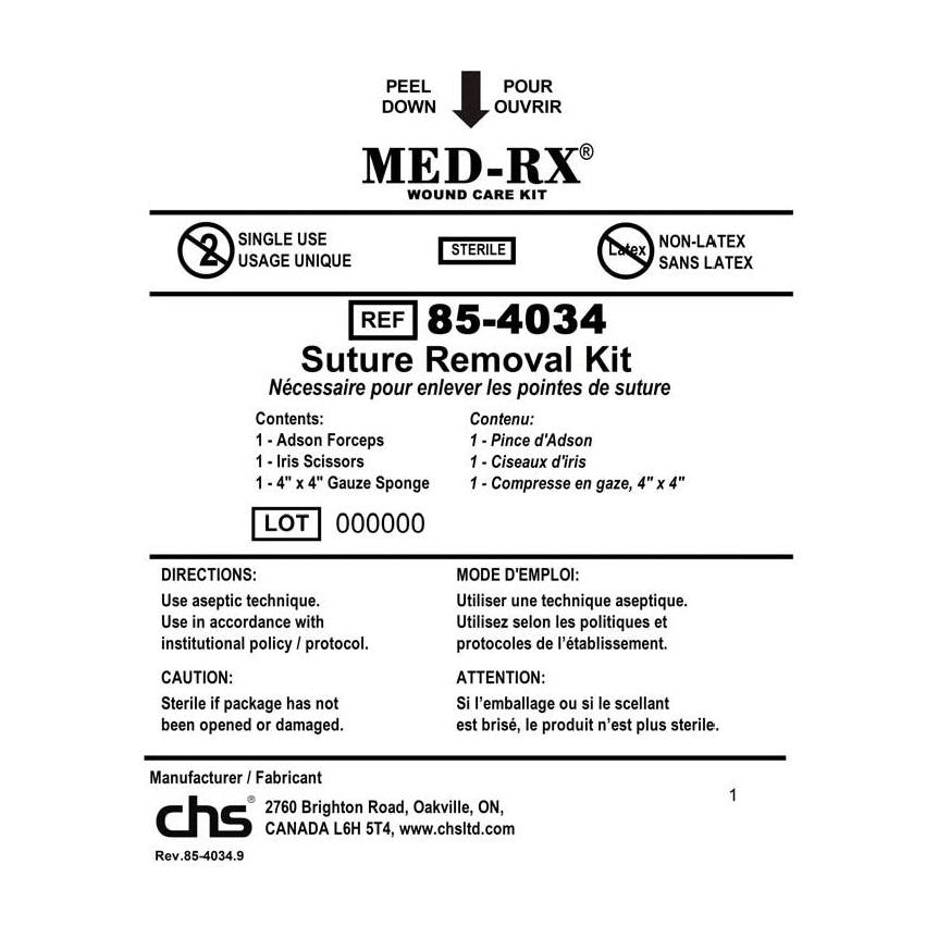 EA/1 SUTURE REMOVAL KIT