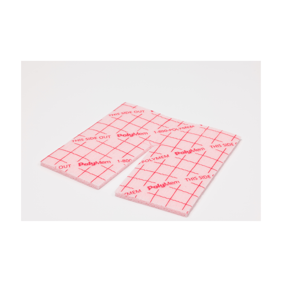 CASE OF 2 (15 PER BOX) POLYMEM 3.5” X 3.5” TUBE DRESSING