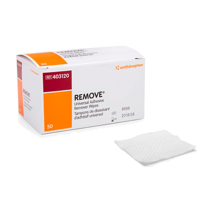 BX/50 REMOVE ADHESIVE REMOVER WIPES
