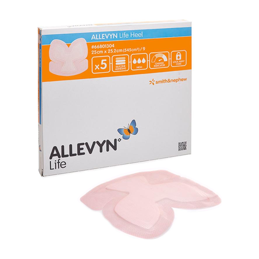 BX/5 ALLEVYN LIFE ADVANCED FOAM HEEL WOUND DRESSING