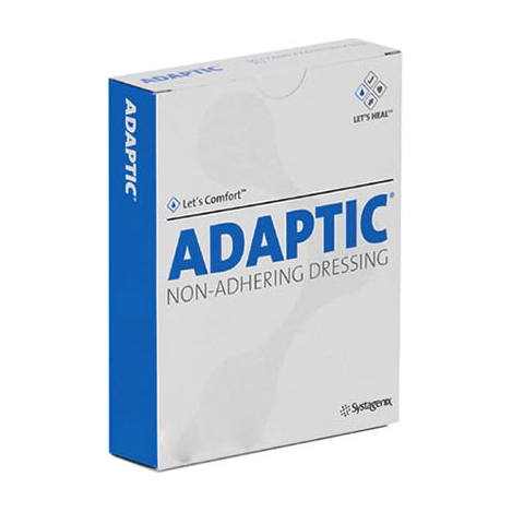 CT/12 ADAPTIC NON-ADHERING DRESSING 9" X 5" KNITTED STERILE PETROLATUM EMULSION IMPREGNATED FABRIC