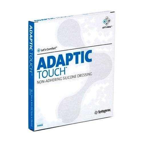 BX/10 ADAPTIC TOUCH NON-ADHERING SILICONE DRESSING 7.6CM X 5CM