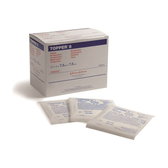 BX/100 TOPPER 8 SWABS (4 PLY, STERILE) 10CM X 20CM ** Discontinued **