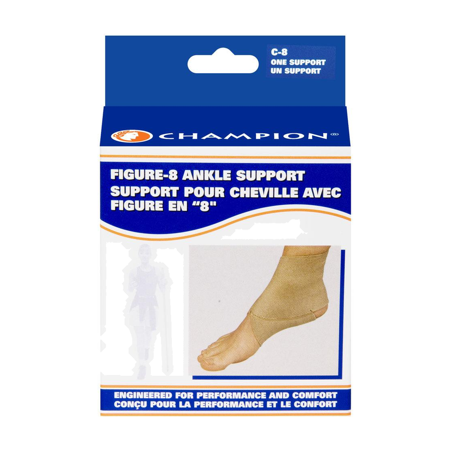 EA/1 C-08 FIGURE 8 MINIMUM ANKLE SUPPORT MEDIUM (8 1/4-9"), BEIGE