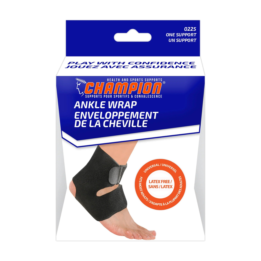 EA/1 CHAMPION ANKLE WRAP ONE SIZE 7" - 10 1/2"