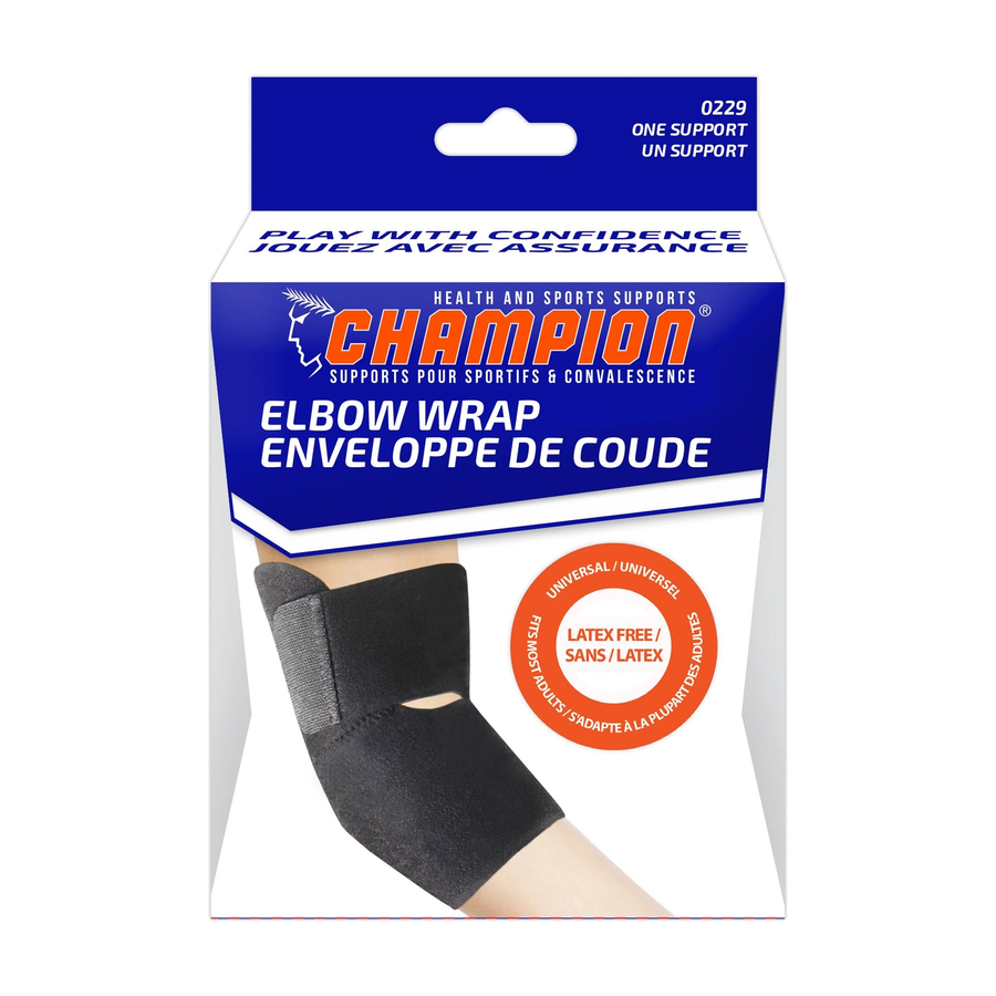EA/1 CHAMPION ELBOW WRAP ONE SIZE 6 1/2" - 13 1/2"