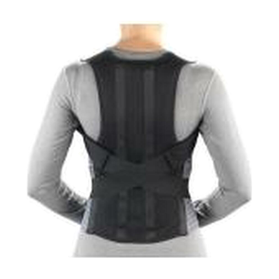 EA/1 OTC MAXIMUM COMFORT POSTURE BRACE W/ REMOVABLE RIGID STAYS W/ ADJUSTABLE PADDING X-SMALL BLACK