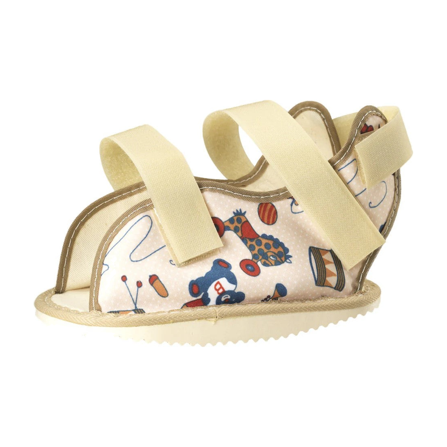 EA/1 CHAMPION ROCKER BOTTOM CAST SHOE, PEDIATRIC, 7.5X3.625" (18.4X9.2CM)