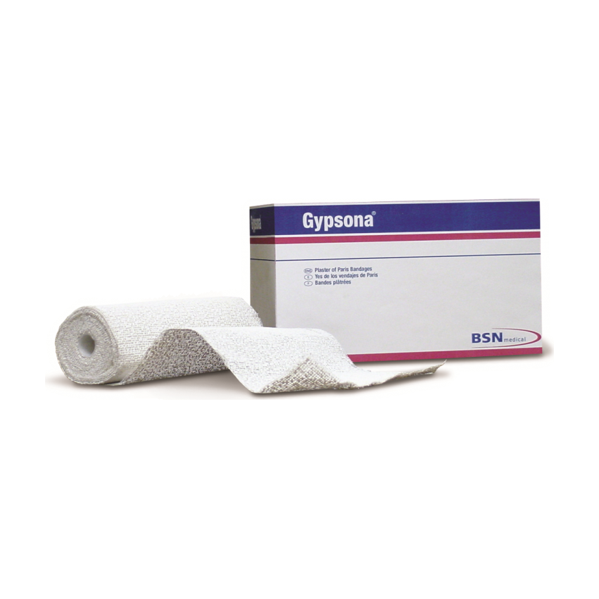 BX/12 GYPSONA PLASTER OF PARIS BANDAGE 7.5CM X 2.7M, FAST SETTING (4 MINUTES)
