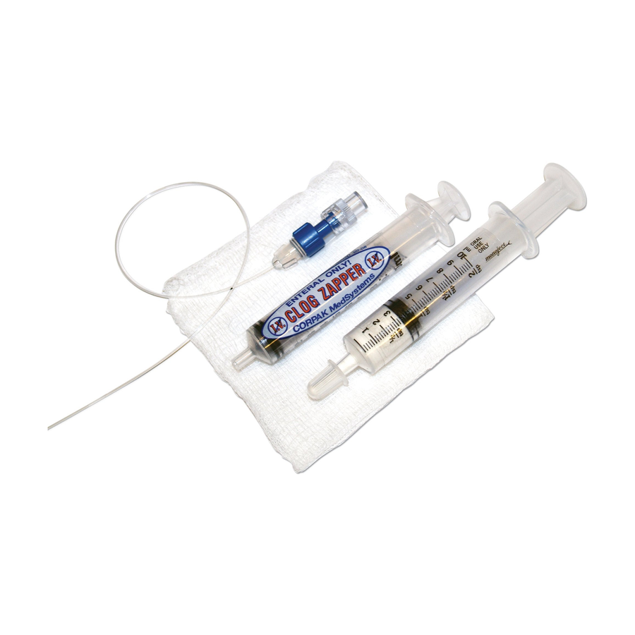 EA/1 CLOG ZAPPER ENTERAL TUBE DECLOGGING SYSTEM