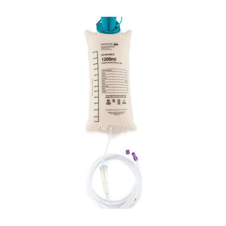 CS/30 MOOG INFINITY GRAVITY ENTERAL FEEDING SET WITH ENFIT CONNECTOR, 1200ML