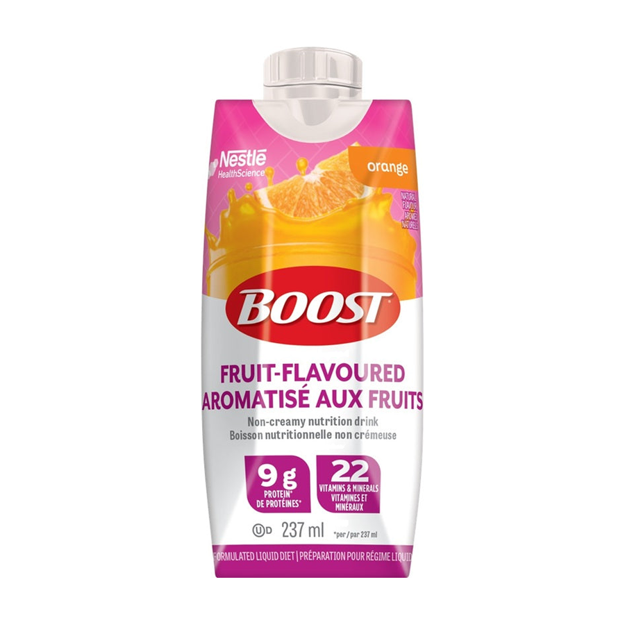 CS/24 BOOST FRUIT FLAVOURED BEVERAGE, ORANGE, 237ML