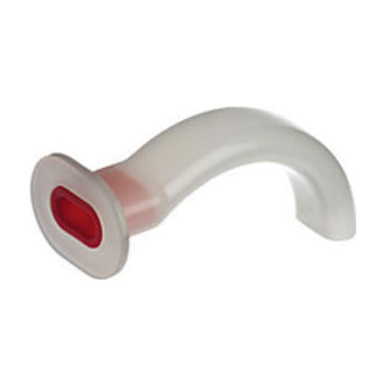 BX/10 GEUDEL ORAL AIRWAY, 100MM, RED