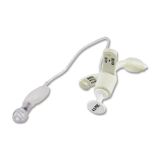 EA/1 SHILEY LONG PEDIATRIC TRACH TUBE, SIZE 5, 50MML X 5MM I.D X 7 1/10MM O.D
