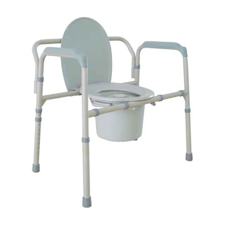 EA/1 HEAVY DUTY BARIATRIC FOLDING BEDSIDE COMMODE CHAIR * Drive Medical item surcharge included in sell