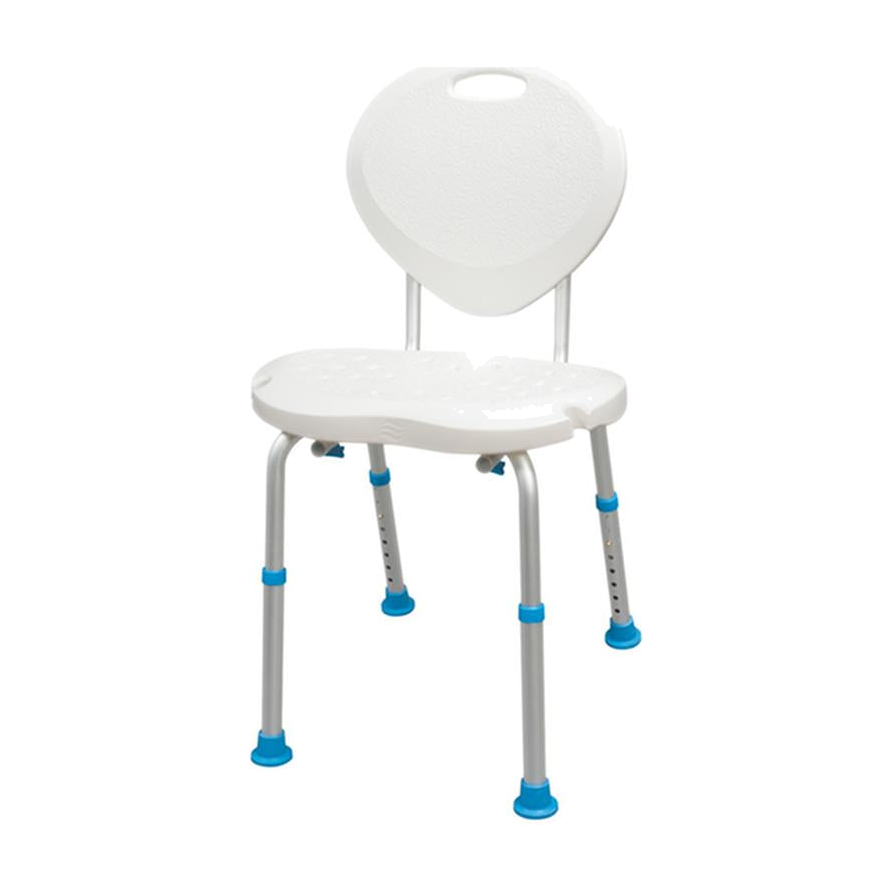 EA/1 ADJUSTABLE BATH AND SHOWER CHAIR WITH NON-SLIP COMFORT SEAT AND BACKREST, WHITE * Drive Medical item surcharge included in sell