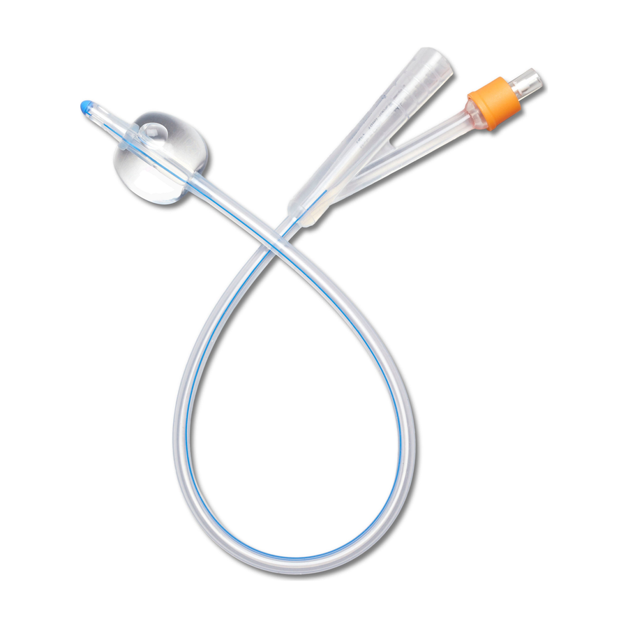 BX/10 SILICONE FOLEY CATHETER 2-WAY , SIZE 14FR 10CC STERILE,LATEX-FREE