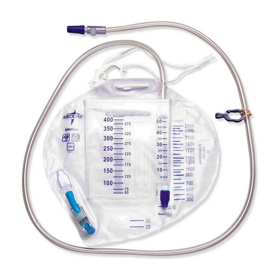 BX/10 URINE METERS DRAIN BAG,400ML ,LF