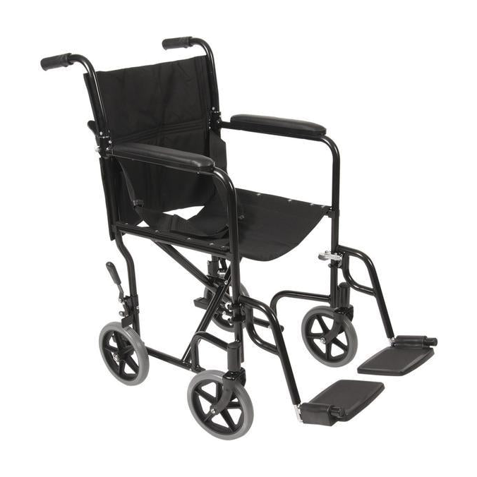 EA/1 TRANSPORT CHAIR/LIGHTWEIGHT/BLACK 19IN