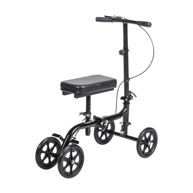 EA/1 ECO FOLDING KNEE WALKER ADJUSTABLE HANDLEBAR & PADDED LEG SUPPORT UNIVERSAL 8" WHEELS (350LBS) * Drive Medical item surcharge included in sell