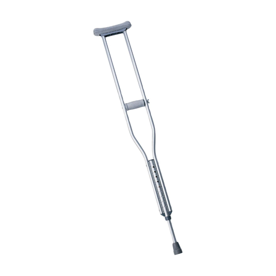 PAIR/1 CRUTCHES, TALL ADULT, 52IN TO 60 IN