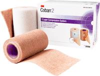 BX/1 (2/RL) COBAN 2 LAYER COMPRESSION SYSTEM 35-40MMHG ROLL 1: COMFORT LAYER 4" X 2.9YD UNSTRETCHED