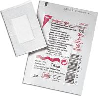 BX/50 MEDIPORE+ PAD SOFT CLOTH ADHESIVE ISLAND WOUND DRESSING W/ NON-ADHERENT PAD 2 X 2 3/4" STERIL