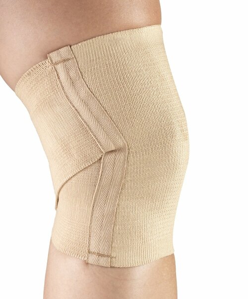 EA/1 CHAMPION CRISS-CROSS KNEE SUPPORT W/ SPIRAL STAYS 2XL (22 - 24)" BEIGE STRETCH ELASTIC