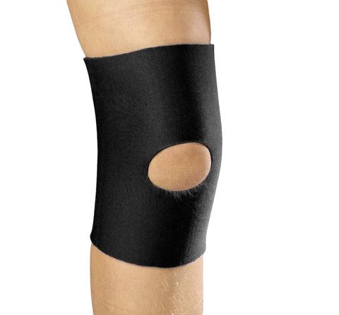 EA/1 KIDSLINE KNEE SLEEVE W/ OPEN PATELLA BLACK MEDIUM
