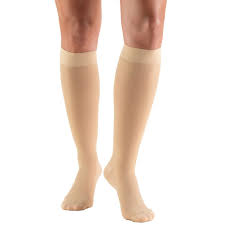 PR/1 TRUFORM MEN'S 20-30MMHG KNEE-HIGH DRESS-STYLE COMPRESSION SOCK X-LARGE (17 1/2" - 20") TAN LAT