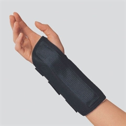 EA/1 OTC 8" MAXIMUM WRIST SPLINT SMALL (5.5"-6.5") RIGHT SIDE BLACK LATEX-FREE
