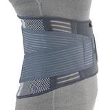 EA OTC MEDIUM THERATEX LUMBOSACRAL SUPPORT SMALL (29-32") GREY/PATTERENED 10" BACK W/ FLEXIBLE STAYS