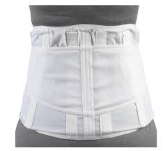 EA/1 OTC MAXIMUM LIGHTWEIGHT LUMBOSACRAL SUPPORT MD (32-38") 7" FRONT/11" BACK WHITE LATEX-FREE
