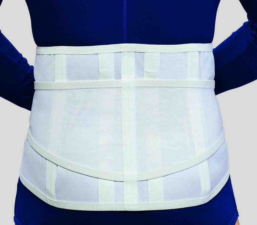 EA/1 OTC MAXIMUM LIGHTWEIGHT LUMBOSACRAL SUPPORT XL(44-50IN) 7" FRONT/11" BACK WHITE LATEX-FREE