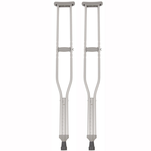 PR/1 PUSH -BUTTON CRUTCHES ,INCLUDING TIPS HANDGRIP,UNDERARM PADS-TALL 5'10"-6'6"