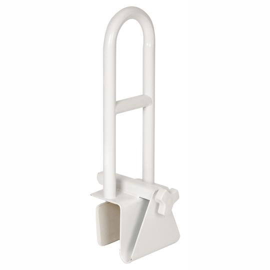 EA/1 COATED CLAMP-ON BATHTUB SAFETY RAIL WHITE