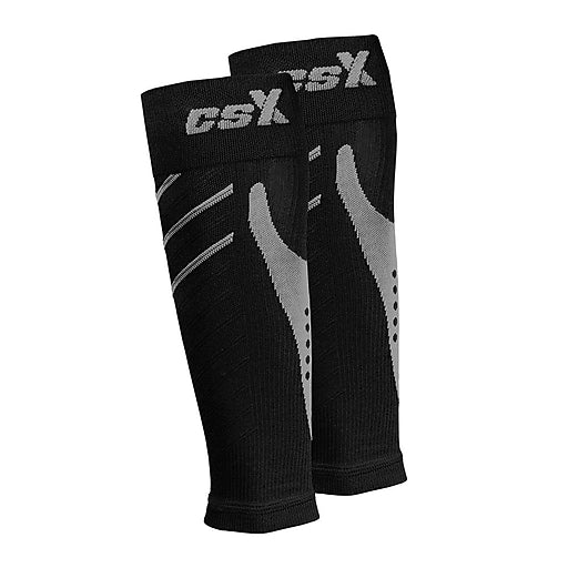 EA/1 CHAMPION CSX CALF SLEEVE MEDIUM 15-20MM SILVER/BLACK ** Discontinued **