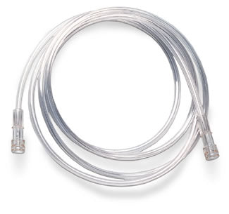 EA/1 7 FEET OXYGEN TUBING MADE OF SOFT,FLEXIBLE,VINYL WITH END-PIECE ADAPTERS THAT FIT MOST OXYGEN S