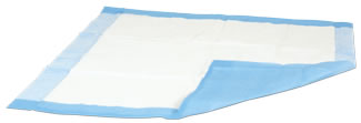 BX/50 UNDERPADS ULTRA-BLOK DISPOSABLE MD 23" X 24" L/F