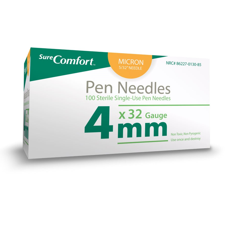 BX/100 SURE COMFORT PEN NEEDLES, 32G, 5/32IN (4MM) MINI More info...