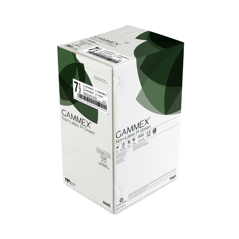 BX/50PR GAMMEX NON-LATEX SURGICAL PI GREEN GLOVES SIZE 8.0 STANDARD THICKNESS WITH BEADED CUFF STYLE More info...