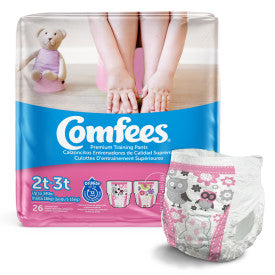 41547 - COMFEES GIRL TRAINING PANTS - SIZE 2 - 6 BAGS OF 26 Heavy Item More info...